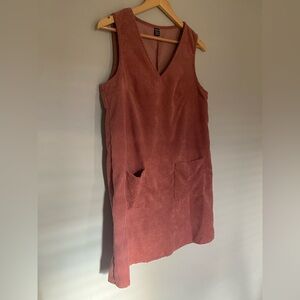 SHEIN Mauve Corduroy Sleeveless Dress Size Medium